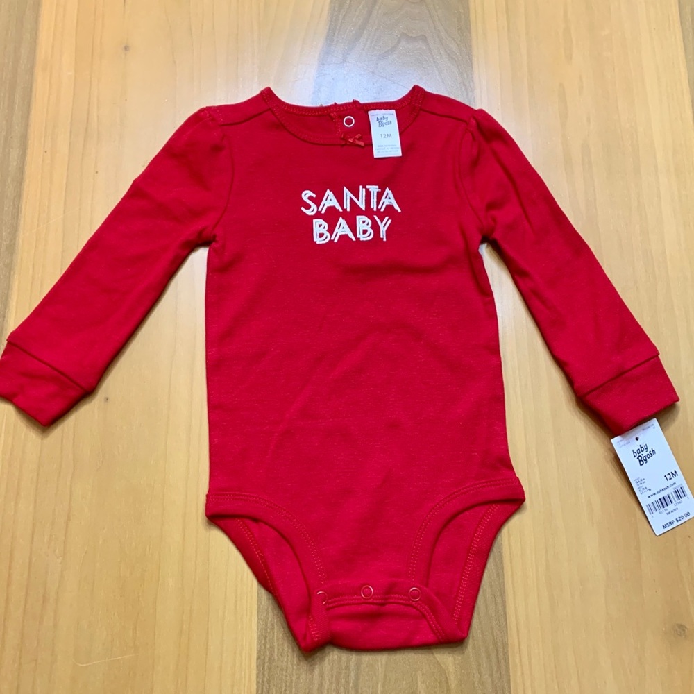 Baby B'gosh "Santa Baby” One Piece- 12